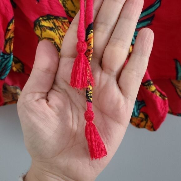 Aerie Pink and Pineapple Sleep Shorts XL - Picture 4 of 10